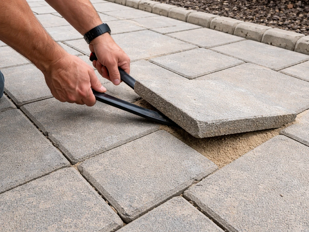 how to remove pavers from patio