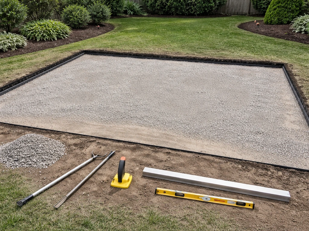 how to prep for patio pavers