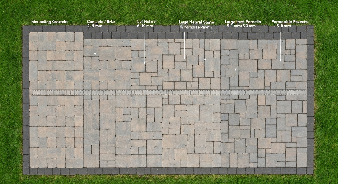 How to Space Patio Pavers: Joint Widths & Finishing Tips