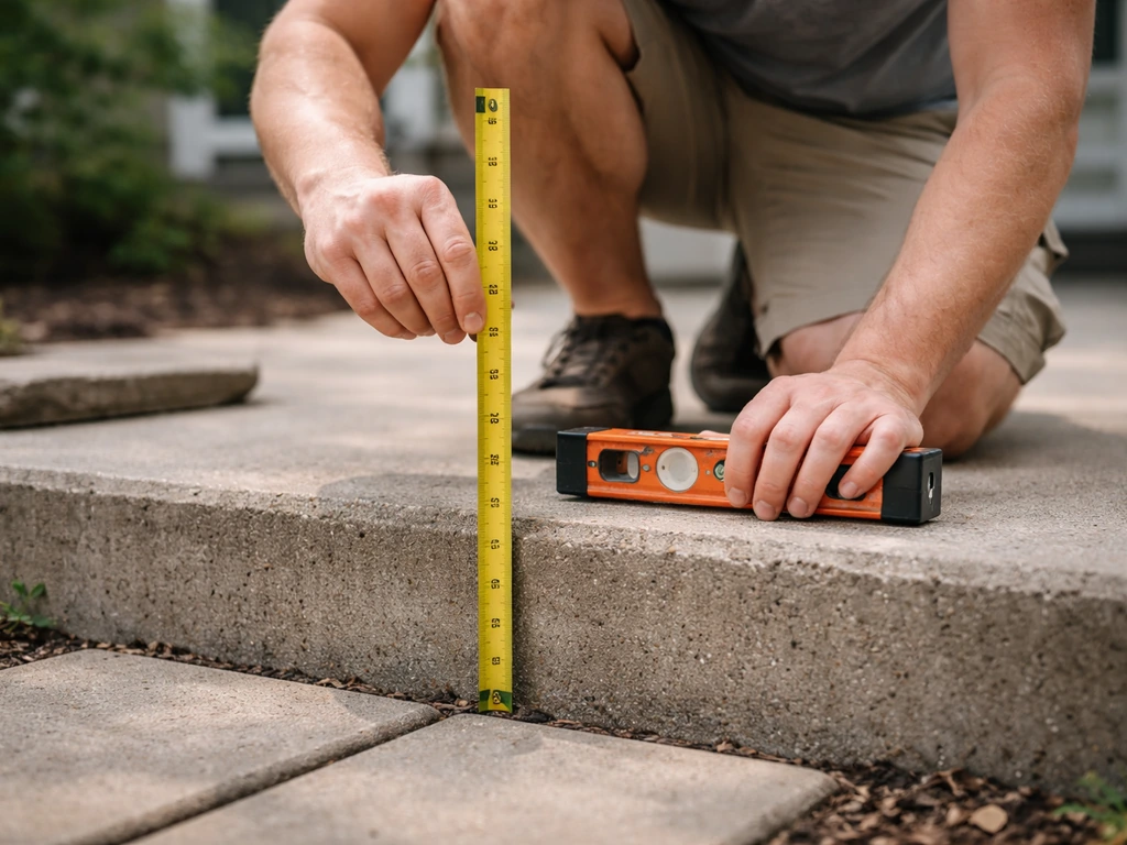 how to build patio paver steps