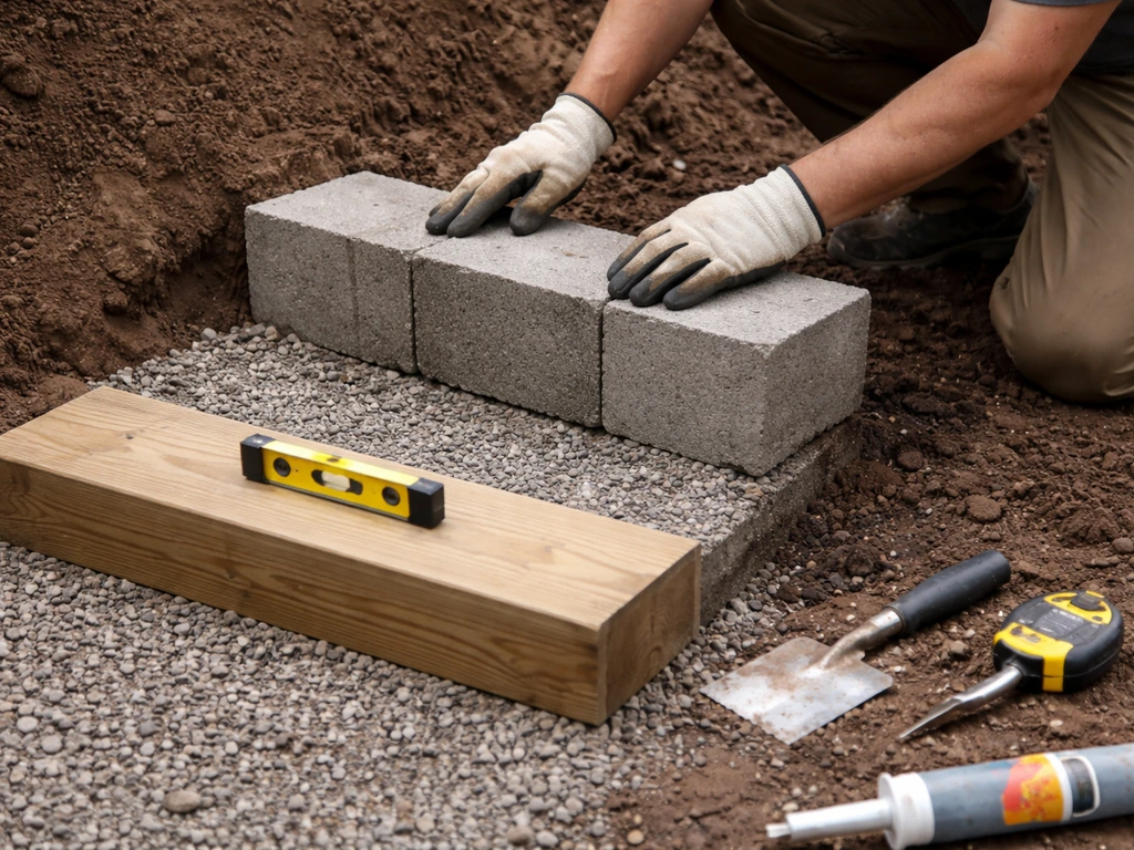 how to build paver patio steps