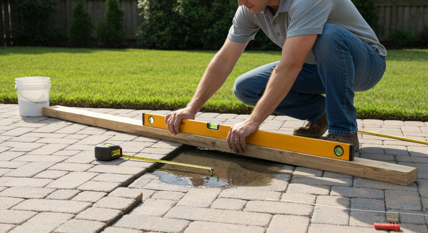 How to Drain Water from Patio Pavers: Fixes, Drains & Rebase