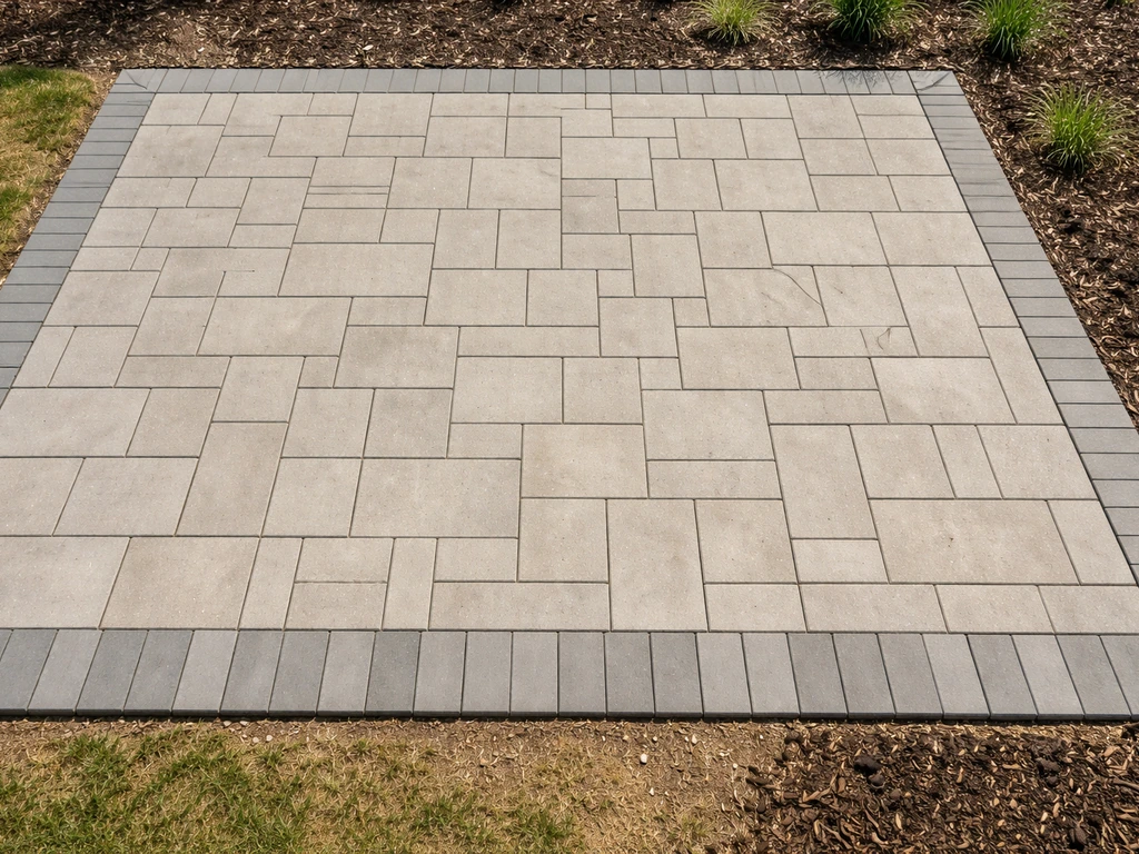 how to build a patio with concrete pavers